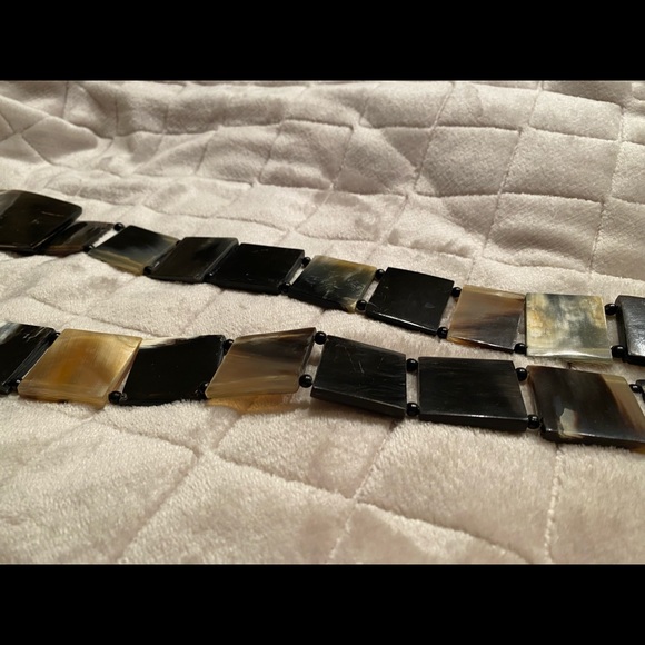 Belt made of horn. Handmade - Picture 8 of 17